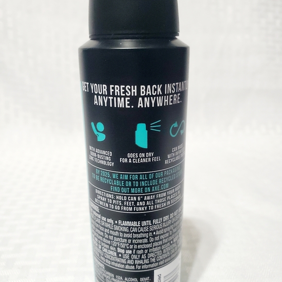 Axe Apollo Hyper Fresh 48 Hour Deodorant Dry Spray New  4 Oz. - Picture 6 of 7